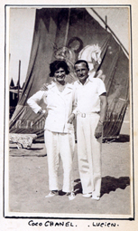 Chanel et Lucien Lelong Coco Chanel y Lucien Lelong. Album personal de Baba de Faucigny-Lucinge.